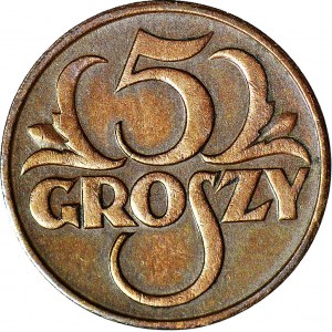 5 groszy 1931, piękne