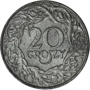 20 groszy 1923, Okupacja, mennicze