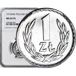 RR-, 1 złoty 1973 PROOFLIKE