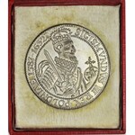 Medal 1980, X lat odbudowy Zamku w Warszawie, brąz srebrzony 70mm