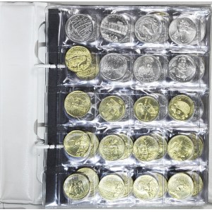 Klaser z monetami 262 szt., 2 zł od 1995 r do 2014