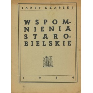 CZAPSKI Józef – Wspomnienia starobielskie.