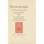 RUPPEL Aloys – Stanislaus Polonus. Ein polnischer frudrucker in Spanien.