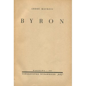 MAUROIS Andre – Byron.