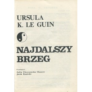LE GUIN Ursula K. – Najdalszy brzeg.