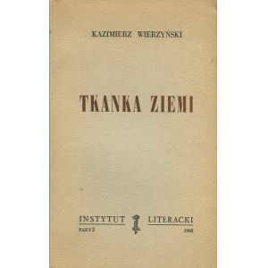 WIERZYŃSKI Kazimierz – Tkanka ziemi.
