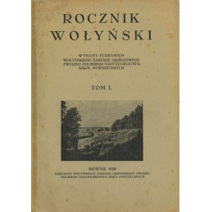 Rocznik Wołyński. Tom I.