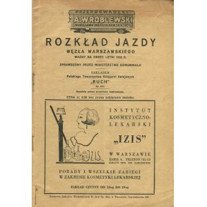 [Varsaviana] – Rozkład jazdy węzła warszawskiego ważny na okres letni 1932 r.