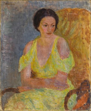 Rzepiński Czesław (1908-1995), Portret kobiety, lata 50-te XX w.