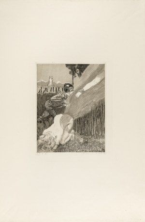 Klinger Max, Stopa (Der Fuss), 1915