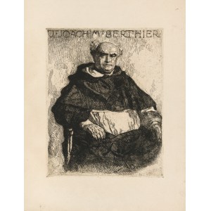 Mehoffer Józef (1869-1946), Portret O. Joachima Berthier Dominikanina we Fryburgu w Szwajcarii, 1918