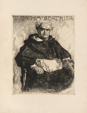Mehoffer Józef (1869-1946), Portret O. Joachima Berthier Dominikanina we Fryburgu w Szwajcarii, 1918
