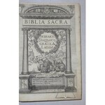 (BIBLIA POLIGLOTA KRÓLEWSKA). Biblia Sacra Hebraice, Chaldaice, Graece, & Latine: Philippi II. Reg. Cathol. pietate, et studio ad Sacrosanctae Ecclesiae usum.