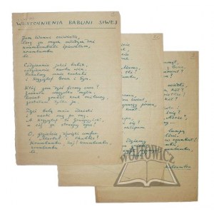 (GAŁCZYŃSKI Konstanty Ildefons 1905-1953 ) - polski poeta, autor Teatrzyku Zielona Gęś.