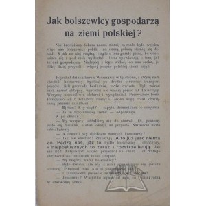 JAK bolszewicy gospodarzą na ziemi polskiej?