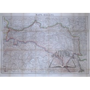 (GALICJA). Mapa Galicyi.