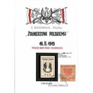 (WOJNA polsko-bolszewicka). Żołnierzowi polskiemu. 16 II 1919.