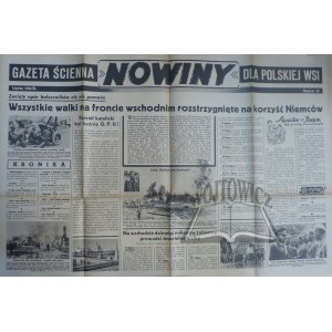 NOWINY. Gazeta ścienna dla polskiej wsi.