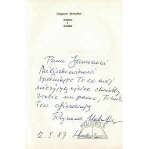 MEHOFFER Zbigniew, Natura i Sztuka.