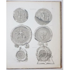 VOSSBERG Friedrich August., Collection de sceaux et de cachets du Moyen âge polonais, lithuaniens, silésiens, poméraniens et prussiens.