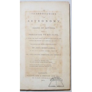 BONNYCASTLE John, An Introduction to Astronomy.