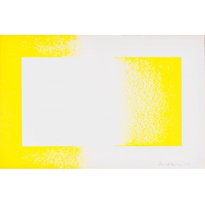 Richard Anuszkiewicz (ur. 1930) Żółty odwrócony, z teki Art in America Graphics 70, 1970