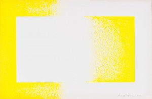 Richard Anuszkiewicz (ur. 1930) Żółty odwrócony, z teki 