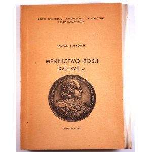 A. Białkowski, Mennictwo Rosji XVII-XVIII wiek + cennik