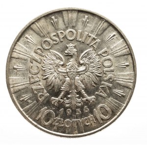 Polska, II Rzeczpospolita 1918-1939, 10 złotych Piłsudski 1936, Warszawa.