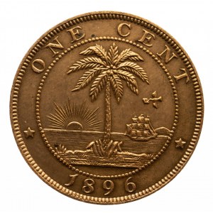 Liberia, 1 cent 1886 H, Heaton
