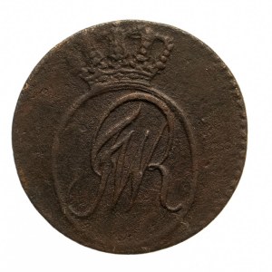 Prusy Południowe, Fryderyk Wilhelm II 1786-1797, szeląg 1797 E, Królewiec.