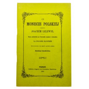 Joachim Lelewel, O monecie polskiej 1862, reprint