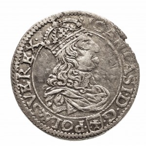 Polska, Jan II Kazimierz Waza 1649-1668, szóstak 1661 TL B, Kraków.