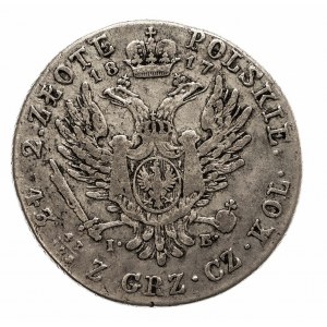 Królestwo Polskie, Aleksander I 1815-1825, 2 złote 1817, Warszawa.