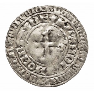 Niderlandy, Holandia - Wilhelm V Bawarski 1354–1389, podwójny grosz.