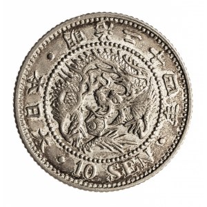 Japonia - Imperium, Matsuhito (Meiji) 1867-1912, 10 sen 1909