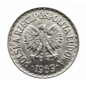 Polska, PRL 1944-1989, 1 złoty 1969