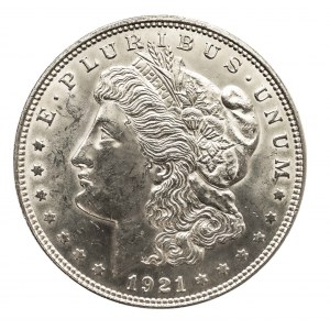 Stany Zjednoczone Ameryki, Morgan dolar 1921, Filadelfia