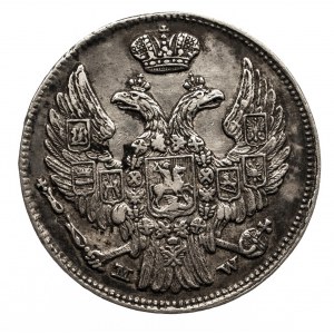 Polska, Zabór rosyjski, Mikołaj I 1826-1855, 1 złoty / 15 kopiejek 1837 MW, Warszawa