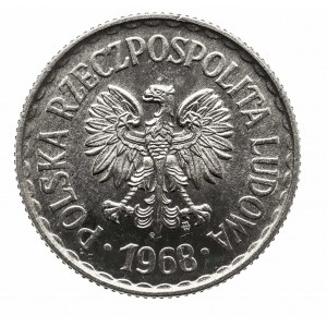 Polska, PRL 1944-1989, 1 złoty 1968, Warszawa