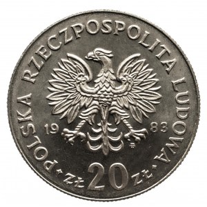 Polska, PRL 1944-1989, 20 złotych 1983 Nowotko