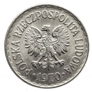 Polska, PRL 1944-1989, 1 złoty 1970