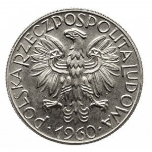 Polska, PRL 1944-1989, 5 złotych 1960 Rybak