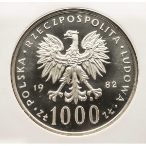 Polska, PRL 1944-1989, 1000 złotych 1982 Jan Paweł II