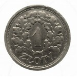 Polska, II Rzeczpospolita 1918-1939, 1 złoty 1928 próba w niklu