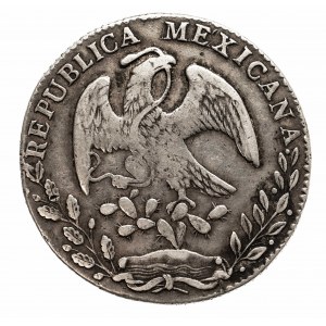 Meksyk, Republika, 8 reali 1863 Pi RO, San Luis Potosi
