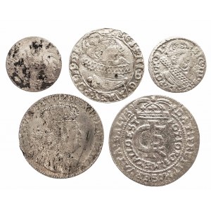 Polska, zestaw 5 monet srebrnych