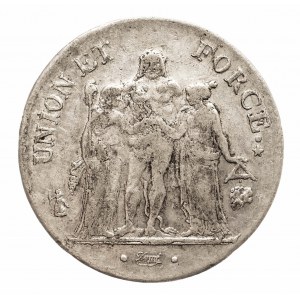 Francja, Konsulat 1799-1804, 5 franków L'an 9 (1801) L, Bayonne