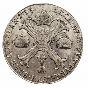 Austria, Niderlandy, Franciszek II, talar 1795 C, Praga (2)