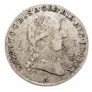 Austria, Niderlandy, Józef II, 1/2 talara 1789 A, Wiedeń